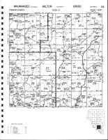 Waumandee Township - SE, Milton Township - NE, Cross Township - NW, Buffalo County 1983